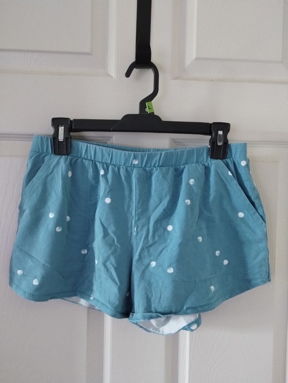 Stars Above Teal Polka Dot Sleep Shorts Size S